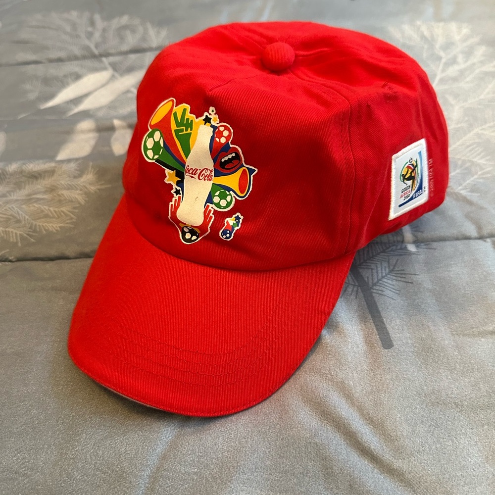 EUC Coca Cola FIFA World Cup South Africa Baseball cap